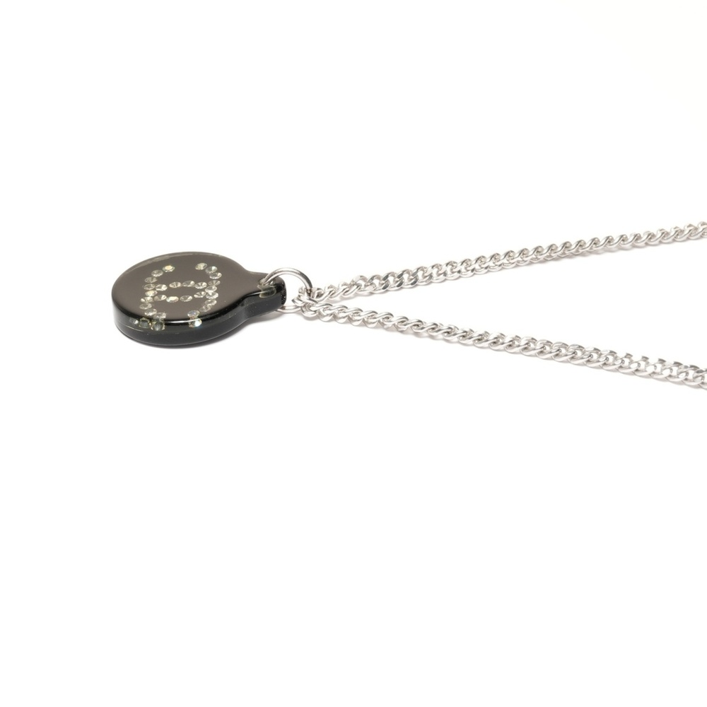 CHANEL Authentic Silver Logo Necklace - Picture 4 of 8